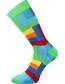 Pánské veselé barevné ponožky Lonka WEAREL 013, zelená
