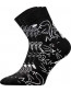 Dámské ponožky Boma Xantipa Mix 31, černá, balení 3 páry