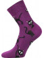 Dámské ponožky Boma Xantipa 32, mix A, fialová