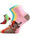 Dámské ponožky Boma JITULKA - balení 3 páry v barevném mixu