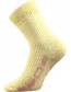 SPACÍ ponožky Boma, žlutá