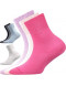 ROMSEK dětské 100% bavlněné ponožky Boma - balení 3 páry barevný mix