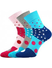 Ponožky Boma IVANA 53 - balení 3 páry v barevném mixu
