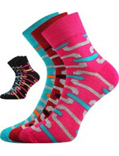 Dámské ponožky Boma JANA 49 - balení 3 páry v barevném mixu