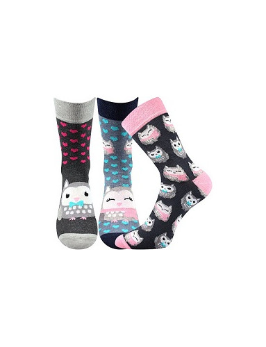 Ponožky Boma Xantipa 56 - balení 3 páry v barevném mixu