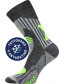 VISION sportovní ponožky VoXX s Merino vlnou Tmavě šedá