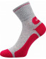 Sportovní ponožky VoXX MARAL 01, mix A, světle šedá melé + magenta