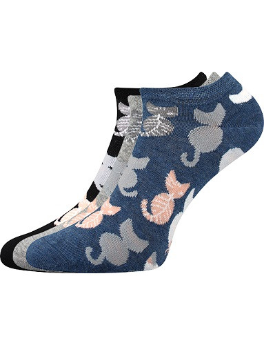 Dámské ponožky Boma Piki 54 - balení 3 různé páry