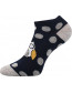 Dámské ponožky Boma Piki 62, vzor sovičky, tmavě modrá