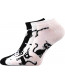 Ponožky Boma Piki dámské Mix B, bílá, šedá a černá