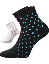 Dámské ponožky Lonka FLAGRAN - balení 3 páry v barevném mixu