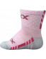 Kojenecké ponožky VoXX PIUSINEK, mix B holka, světle růžová