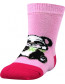 Kojenecké ponožky Boma FILÍPEK 01 ABS, mix B / holka, fialová, špice magenta a panda
