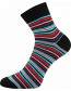 Ponožky Boma JANA 53, mix barevných proužků