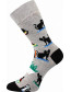 Ponožky Lonka WOODOO mix E1, kočky