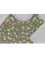 Pánské pyžamo Lonka KOFFING krátké, vzor pivo celotisk, šedá