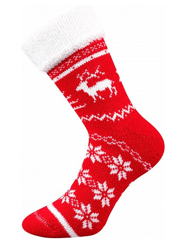 Ponožky Boma NORWAY, červená