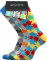 Pánské ponožky Lonka WEBOX 011 - balení 3 různé páry v krabičce