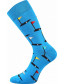 Ponožky Lonka DEPATE mix N vzor golf, modrá