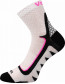 Ponožky VoXX - KRYPTOX Bílá-růžová
