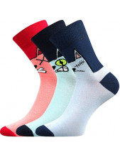Ponožky Boma Xantipa 67 - balení 3 páry v barevném mixu
