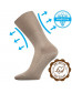 Ponožky Lonka Zdravan béžová