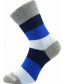 Spací ponožky Boma PRUHY 03 / tmavě modrá - modrá - světle modrá