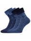 Dámské ponožky Lonka FROTANA - moon blue: tmavě modrá/modrá