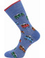 Pánské veselé barevné ponožky Lonka HARRY, mix D, rover