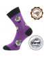 VoXX Vlněnka dámské ponožky s merino vlnou fialová