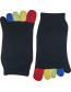 Boma Prstan-a 09 prstové ponožky barevné prsty, nízké