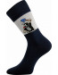 Společenské ponožky Boma, Krtek KR 111 mix A, tmavě modrá 