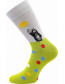 Společenské ponožky Boma, Krtek KR 111 mix C, šedá/zelená