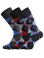 Lonka DIKARUS barevné pánské ponožky káro B