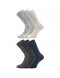Silné retro ponožky Boma PRADĚD - 3 různé páry v balení