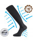 Teple_kompresni_podkolenky_VoXX_WOOLAX_s_merino_vlnou_a_stribrem_tmave_seda