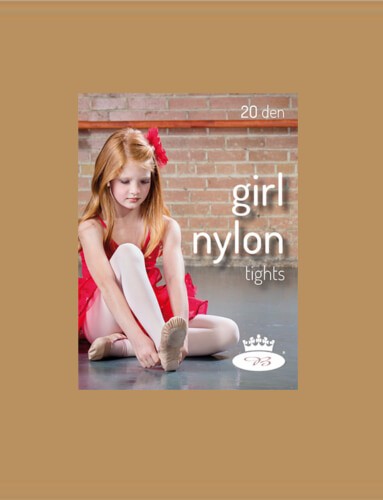 Dívčí punčocháče GIRL NYLONtights, beige