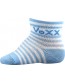 Ponožky VoXX kojenecké Fredíček, pruhy kluk, světle modrá