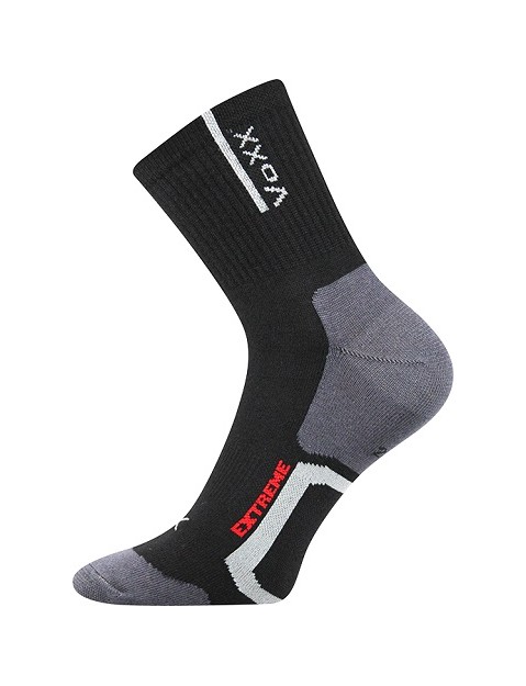 JOSEF sportovní ponožky VoXX - i nadměrné velikosti 23-25 (35-38) černá