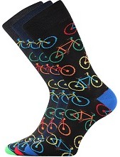 Ponožky Lonka WEAREL 014 - balení 3 páry v barevném mixu do velikosti 50