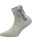 ADVENTURIK dětské sportovní ponožky VoXX, světle šedá-melír