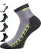 Sportovní slabé ponožky VoXX VECTOR - balení 3 páry, i nadměrné velikosti