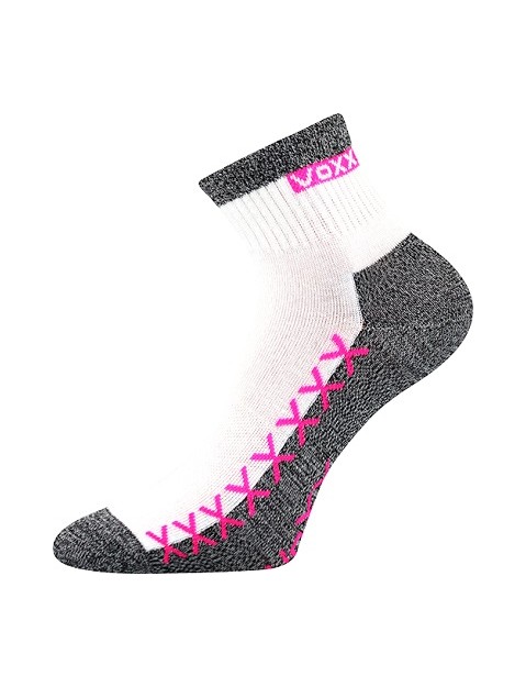 VECTOR sportovní ponožky VoXX - balení 3 páry, i nadměrné velikosti 23-25 (35-38) bílá