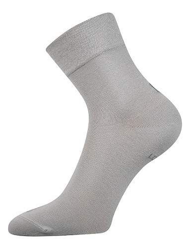 Ponožky Lonka Fanera střídmé barvy sv. šedá