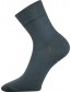 Ponožky Lonka Fanera střídmé barvy tm. šedá