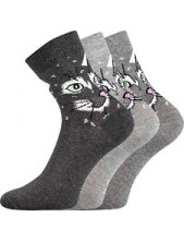 Ponožky Boma Xantipa Mix 49 - balení 3 páry v barevném mixu