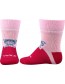 SEBÍK kojenecké bambusové ponožky VoXX Mix A - Růžová