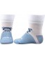 SEBÍK kojenecké bambusové ponožky VoXX Mix B - Bílá